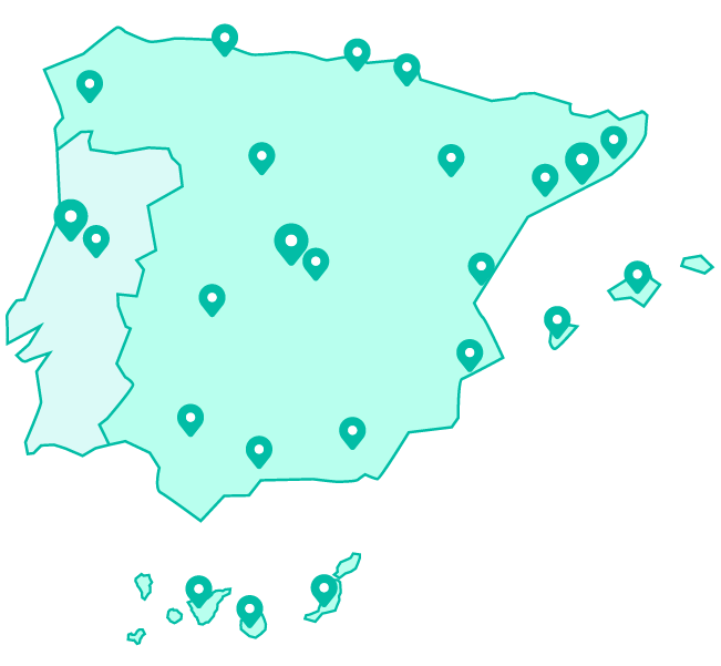 mapa españa delegaciones espressa